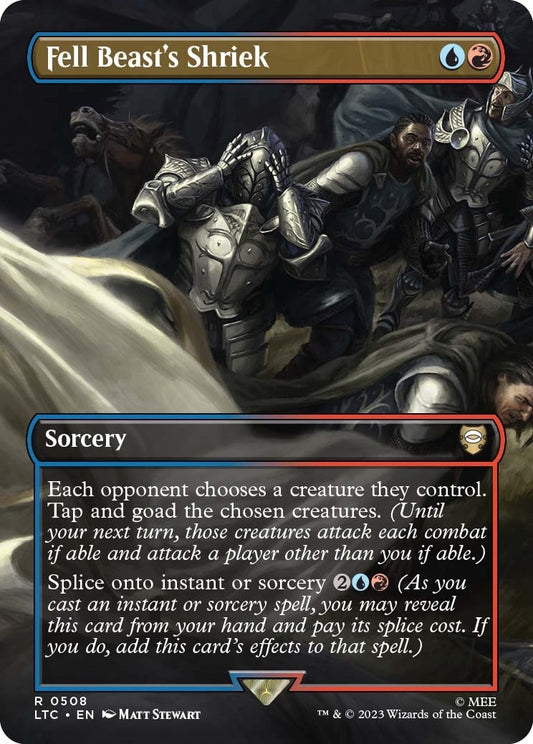 Fell Beast's Shriek (Borderless) (508) (LTC)