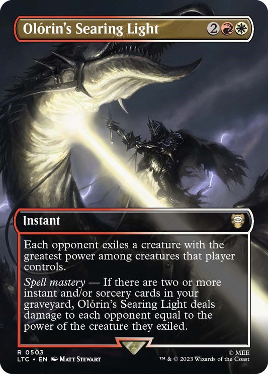 Olorin's Searing Light (Borderless) (503) (LTC)