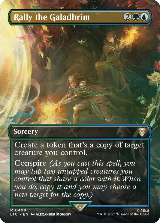 Rally the Galadhrim (Borderless) (499) (LTC)