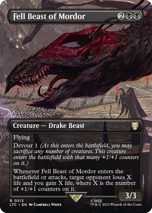 Fell Beast of Mordor (Borderless) (513) (LTC)