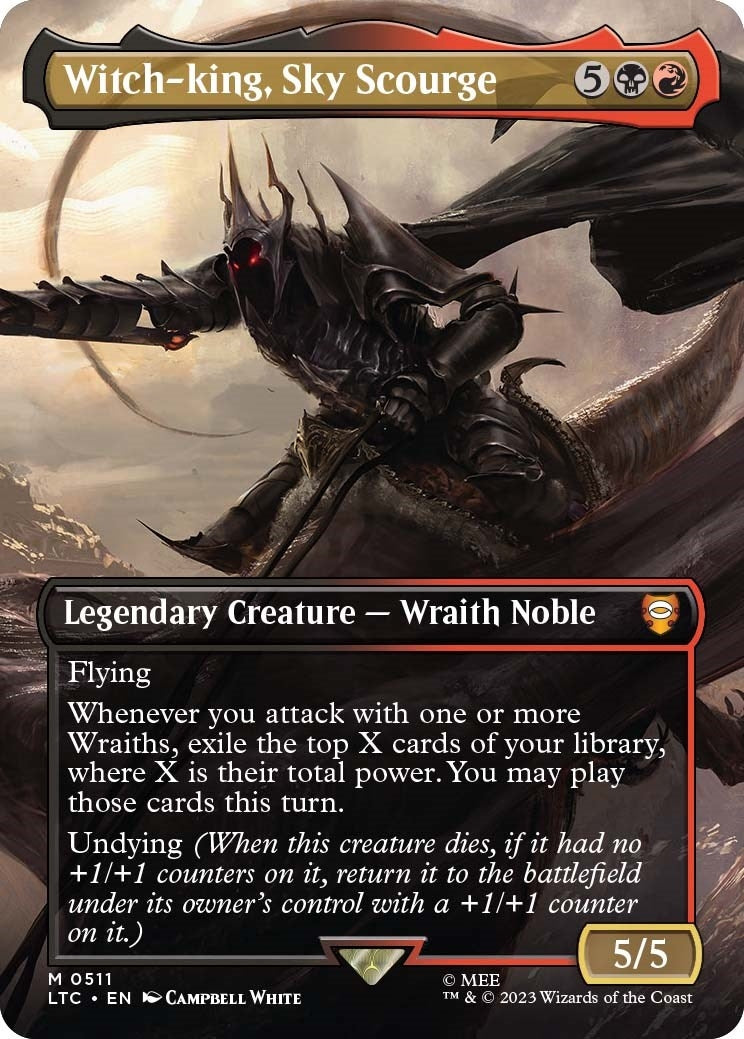 Witch-king, Sky Scourge (Borderless) (511) (LTC)