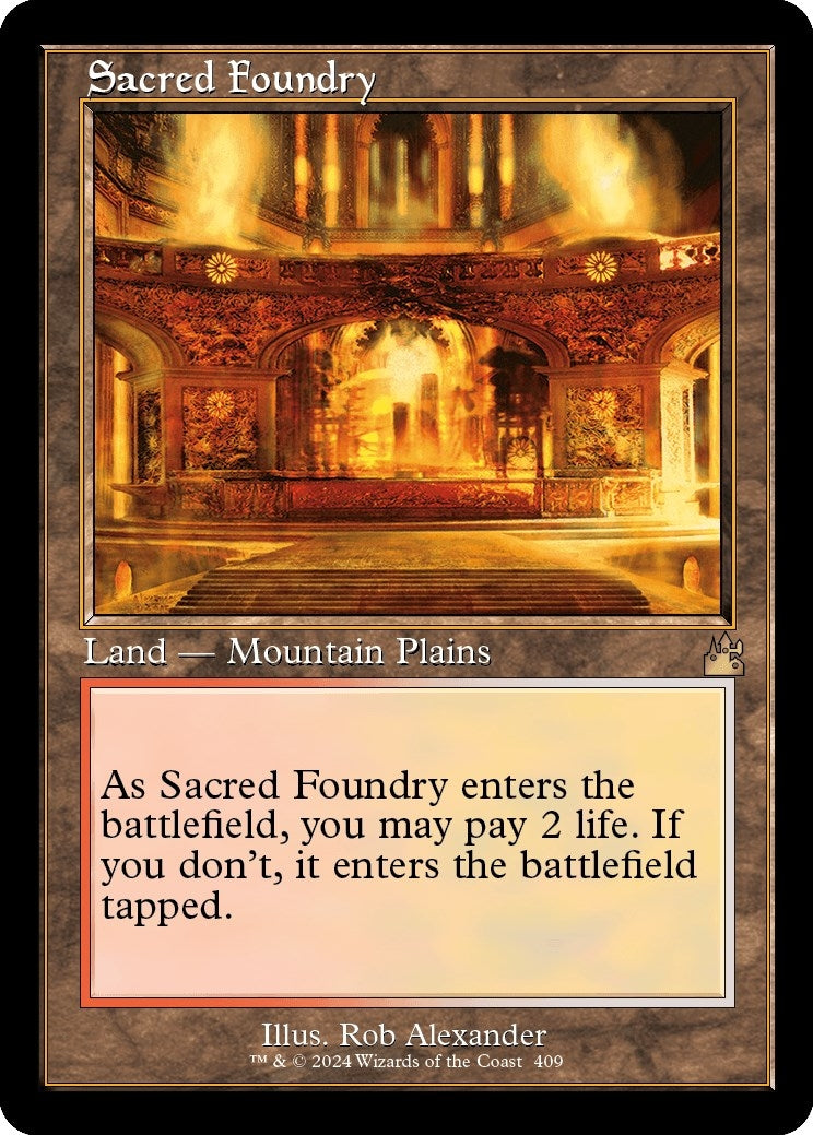Sacred Foundry (Retro Frame) (409) (RVR)