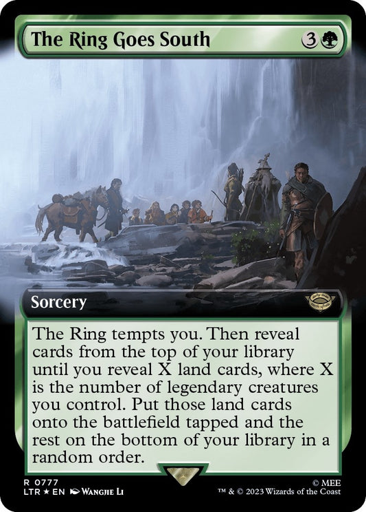 The Ring Goes South (Extended Art) (Surge Foil) (777) (LTR)