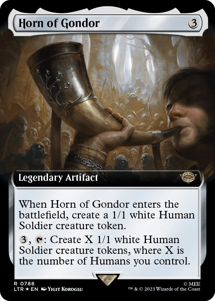 Horn of Gondor (Extended Art) (Surge Foil) (788) (LTR)