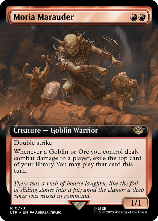 Moria Marauder (Extended Art) (Surge Foil) (773) (LTR)