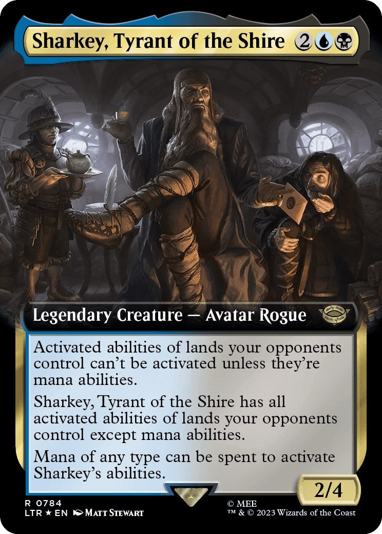 Sharkey, Tyrant of the Shire (Extended Art) (Surge Foil) (784) (LTR)