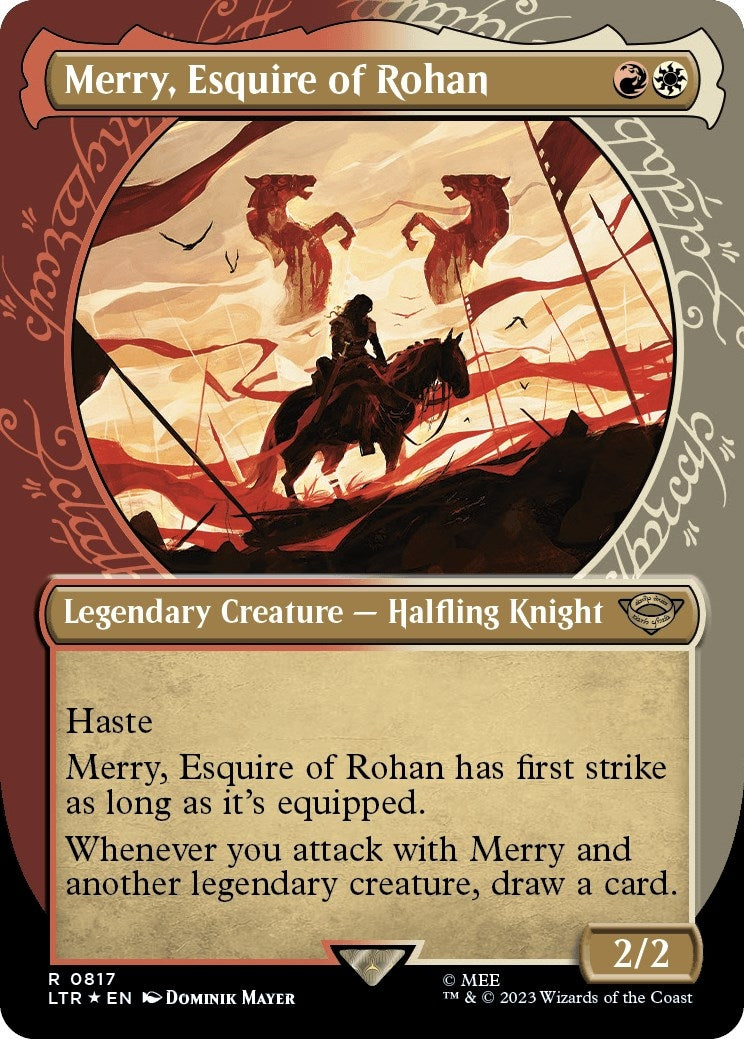 Merry, Esquire of Rohan (Showcase) (Surge Foil) (817) (LTR)
