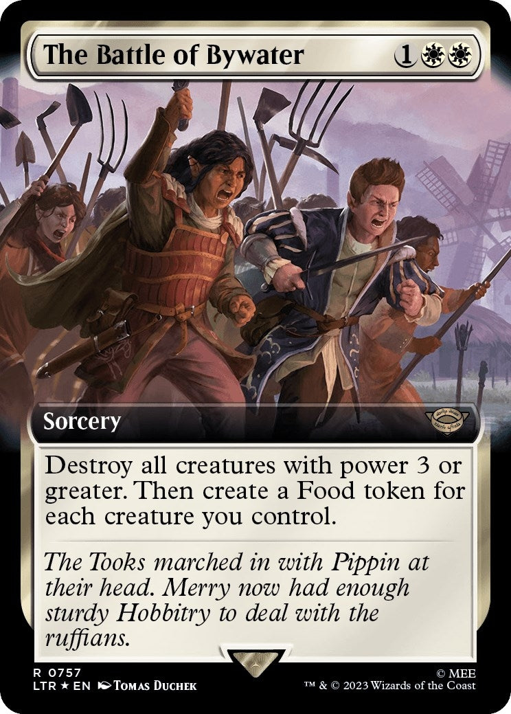 The Battle of Bywater (Extended Art) (Surge Foil) (757) (LTR)