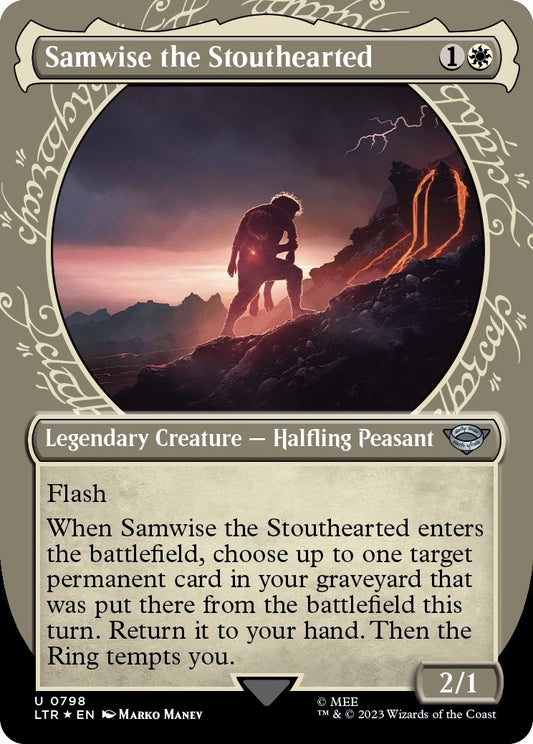 Samwise the Stouthearted (Showcase) (Surge Foil) (798) (LTR)