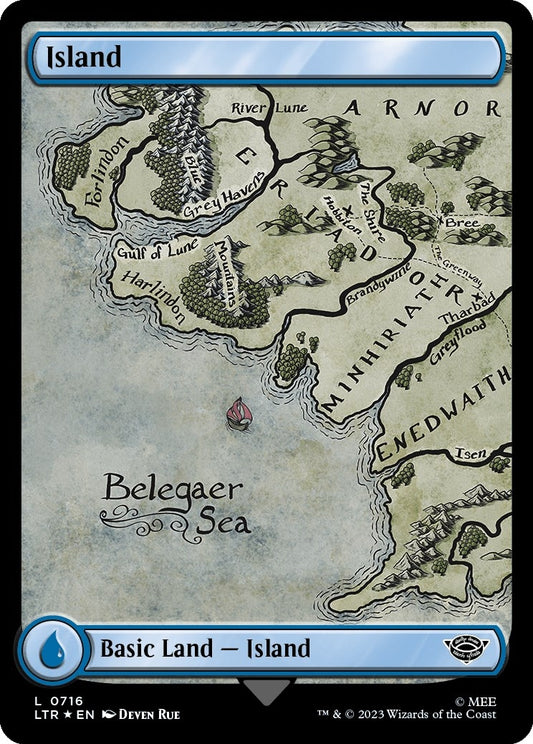 Island (0716) (Surge Foil) (716) (LTR)