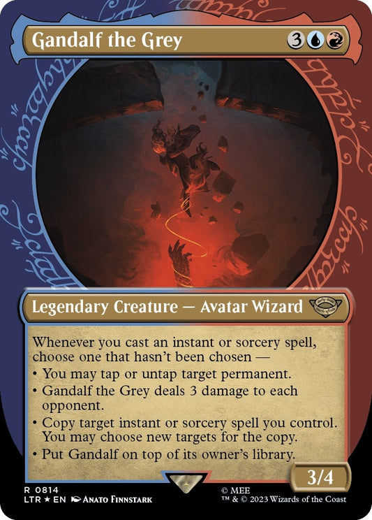 Gandalf the Grey (Showcase) (Surge Foil) (814) (LTR)