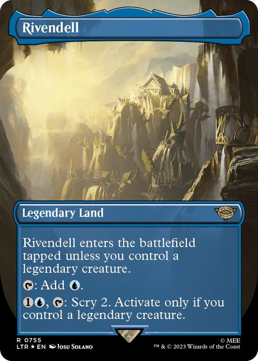 Rivendell (Borderless) (Surge Foil) (755) (LTR)