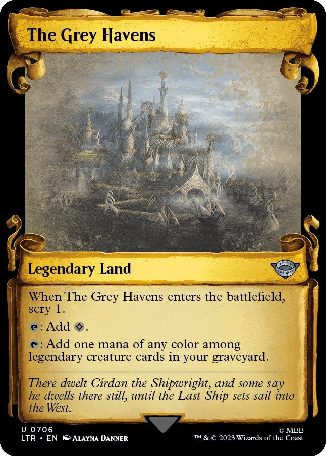 The Grey Havens (Showcase Scrolls) (706) (LTR)