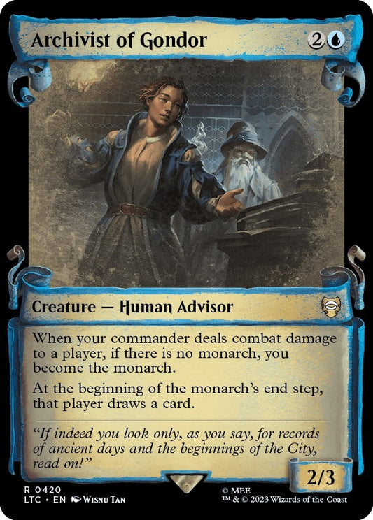 Archivist of Gondor (Showcase Scrolls) (420) (LTC)