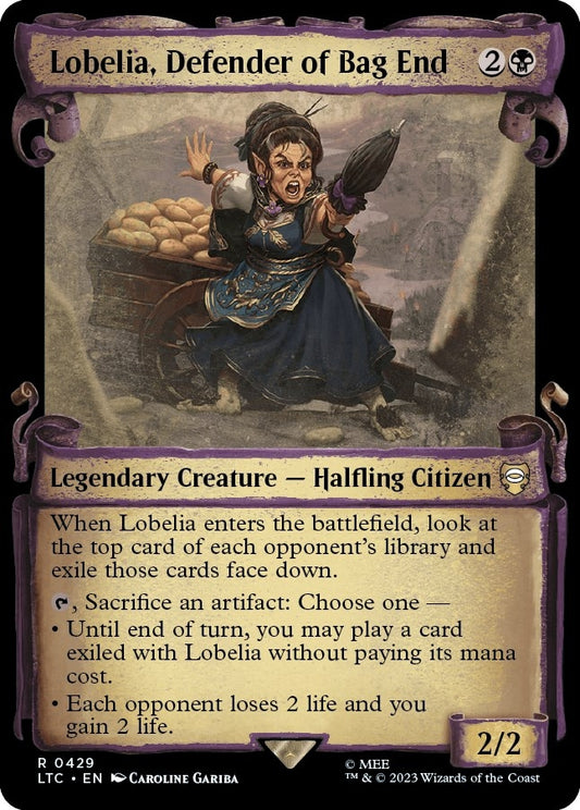 Lobelia, Defender of Bag End (Showcase Scrolls) (429) (LTC)