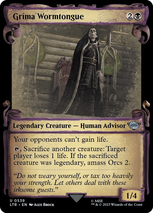 Grima Wormtongue (Showcase Scrolls) (539) (LTR)