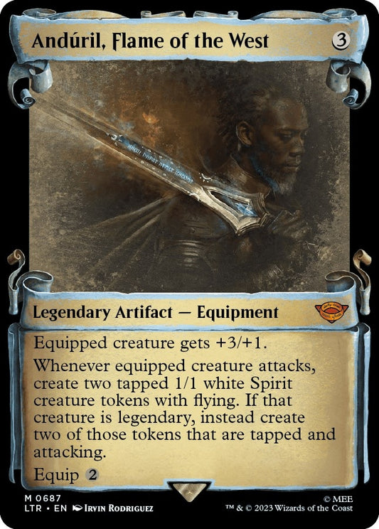 Anduril, Flame of the West (Showcase Scrolls) (687) (LTR)
