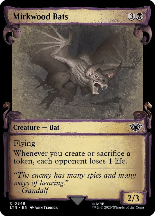 Mirkwood Bats (Showcase Scrolls) (546) (LTR)