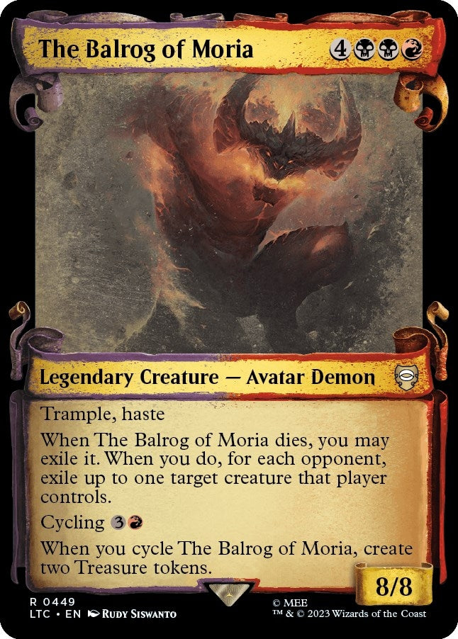 The Balrog of Moria (Showcase Scrolls) (449) (LTC)