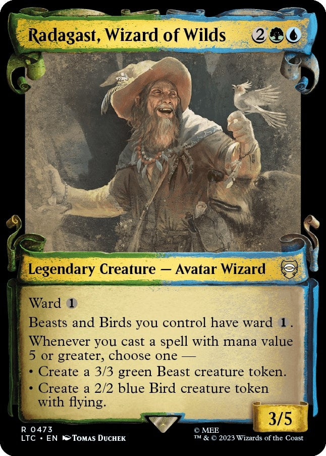 Radagast, Wizard of Wilds (Showcase Scrolls) (473) (LTC)