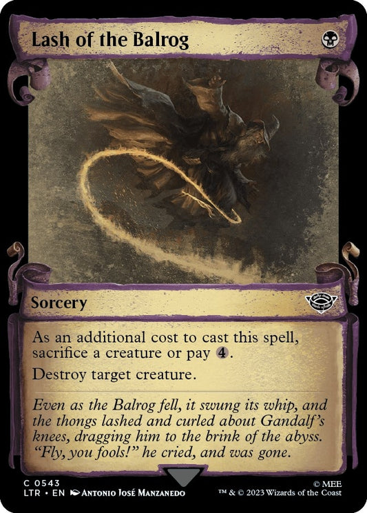 Lash of the Balrog (Showcase Scrolls) (543) (LTR)