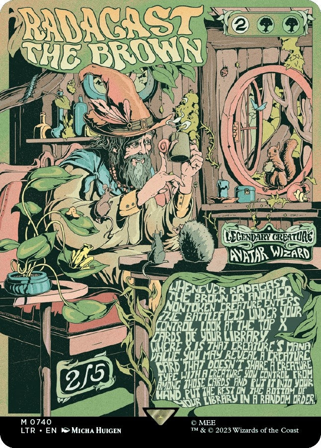 Radagast the Brown (Borderless Poster) (740) (LTR)