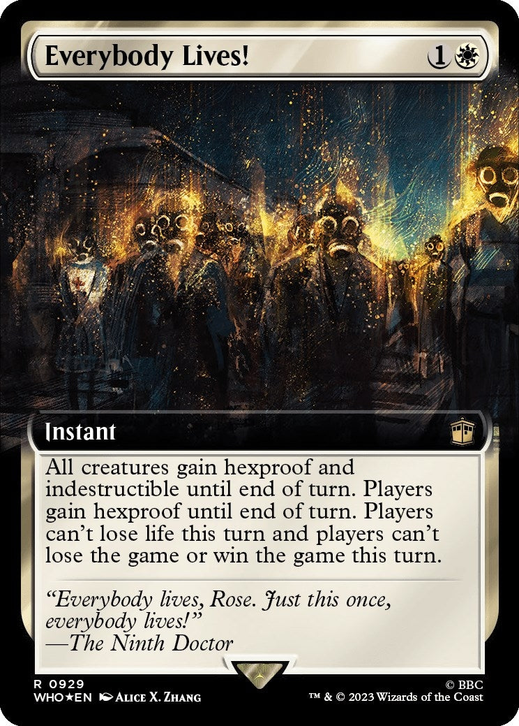 Everybody Lives! (Extended Art) (Surge Foil) (929) (WHO)