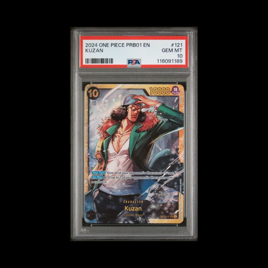 One Piece Slab Kuzan PRB01-121 PSA 10 Gem 2024
