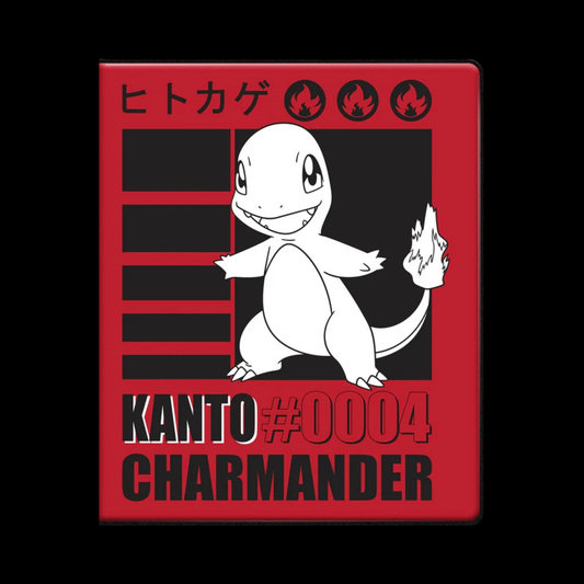 Ultra Pro Binder Pokemon Charmander 4 Pocket 80x Cards + 4x Jumbo Cards