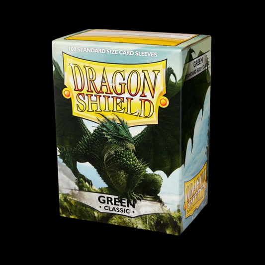 Dragon Shield Green Classic Sleeves 100x