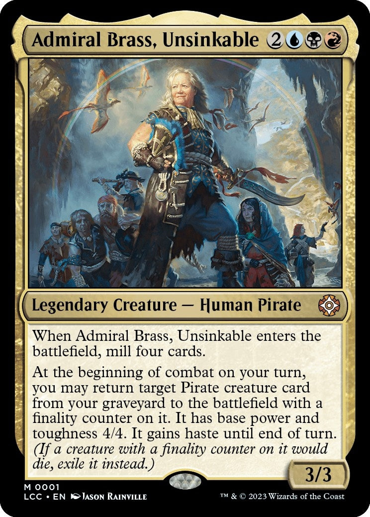 Admiral Brass, Unsinkable (1) (LCC)