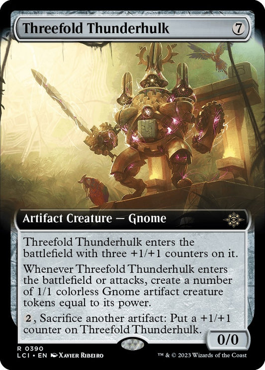 Threefold Thunderhulk (Extended Art) (390) (LCI)