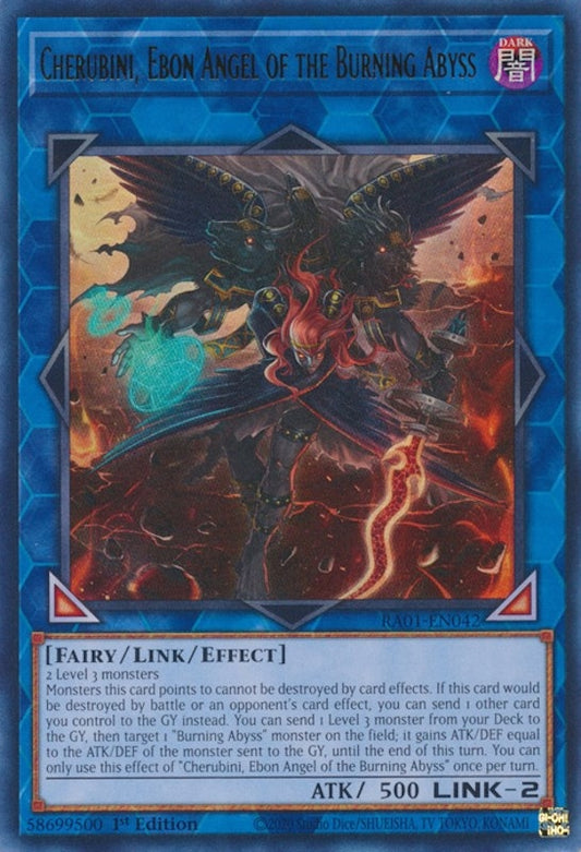 Cherubini, Ebon Angel of the Burning Abyss (UR) (RA01-EN042) (RA01)