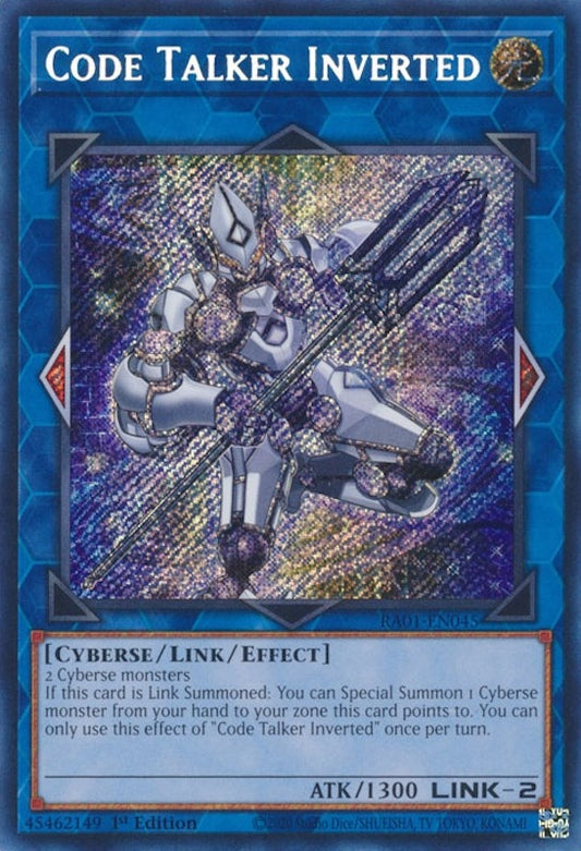 Code Talker Inverted (Secret Rare) (RA01-EN045) (RA01)