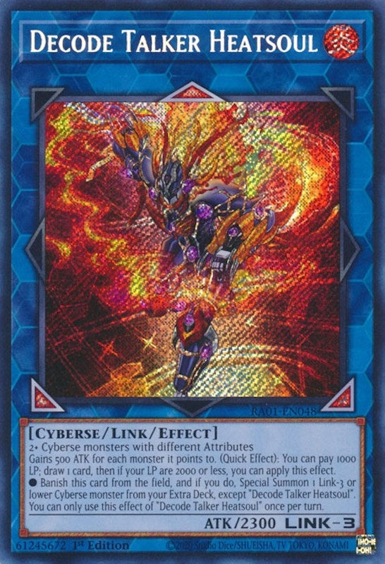 Decode Talker Heatsoul (Secret Rare) (RA01-EN048) (RA01)