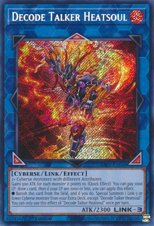 Decode Talker Heatsoul (Secret Rare) (RA01-EN048) (RA01)