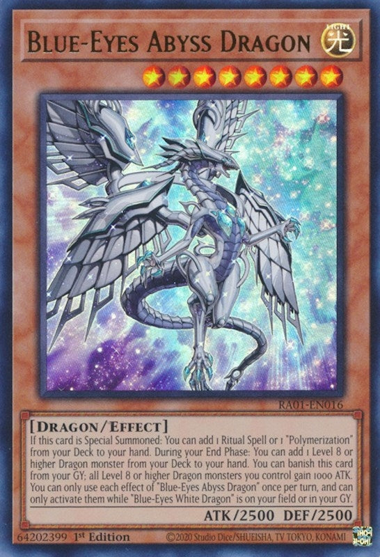 Blue-Eyes Abyss Dragon (UR) (RA01-EN016) (RA01)