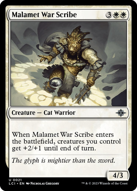 Malamet War Scribe (21) (LCI)