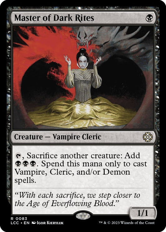 Master of Dark Rites (83) (LCC)