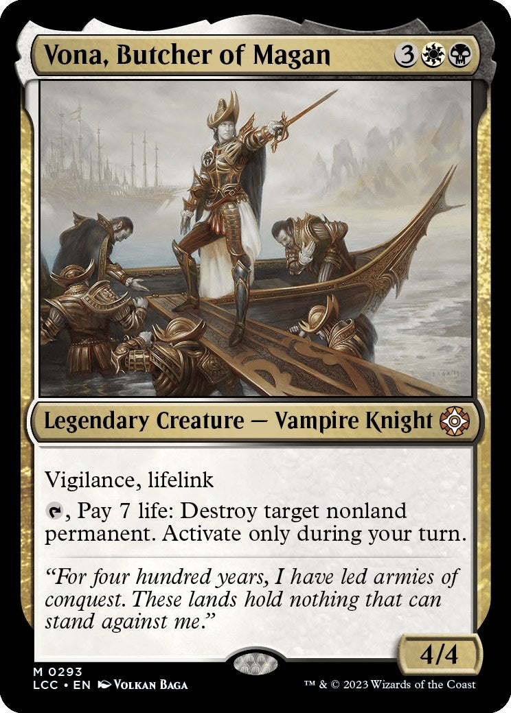 Vona, Butcher of Magan (293) (LCC)