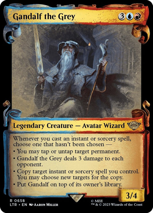 Gandalf the Grey (Showcase Scrolls) (658) (LTR)