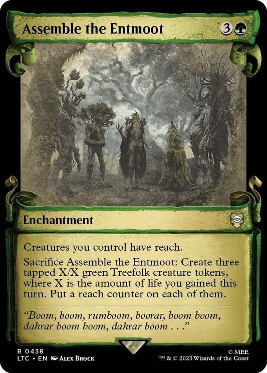 Assemble the Entmoot (Showcase Scrolls) (438) (LTC)