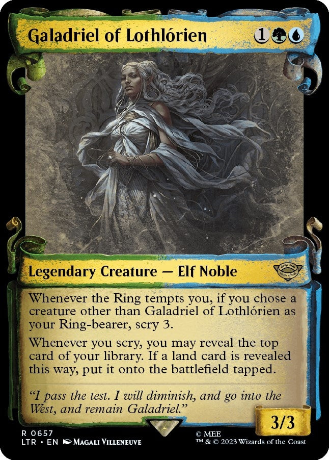Galadriel of Lothlorien (Showcase Scrolls) (657) (LTR)