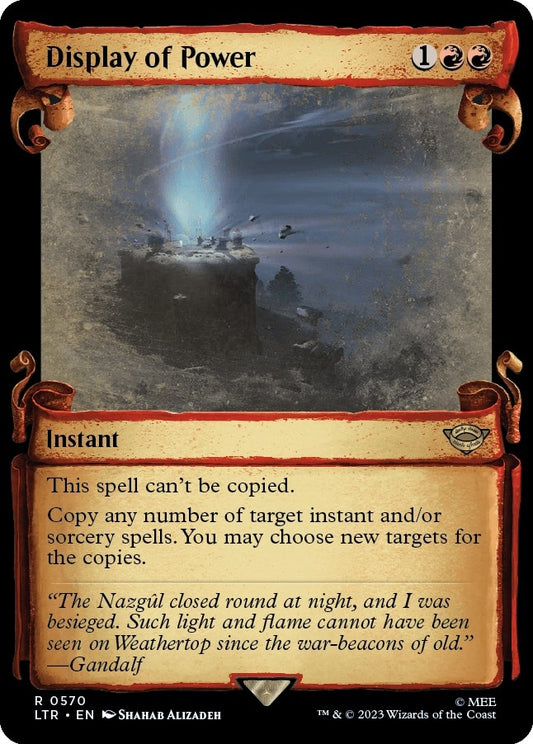 Display of Power (Showcase Scrolls) (570) (LTR)