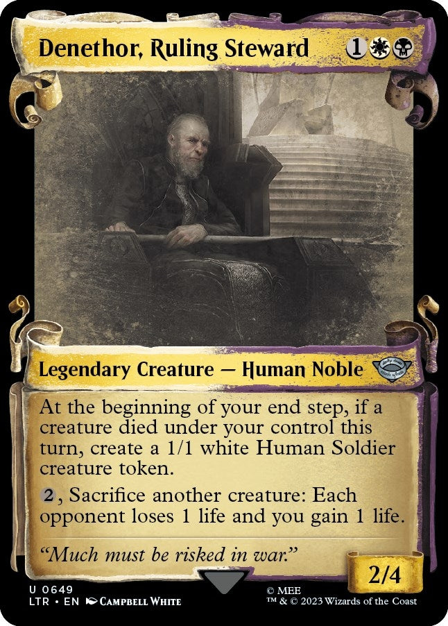 Denethor, Ruling Steward (Showcase Scrolls) (649) (LTR)