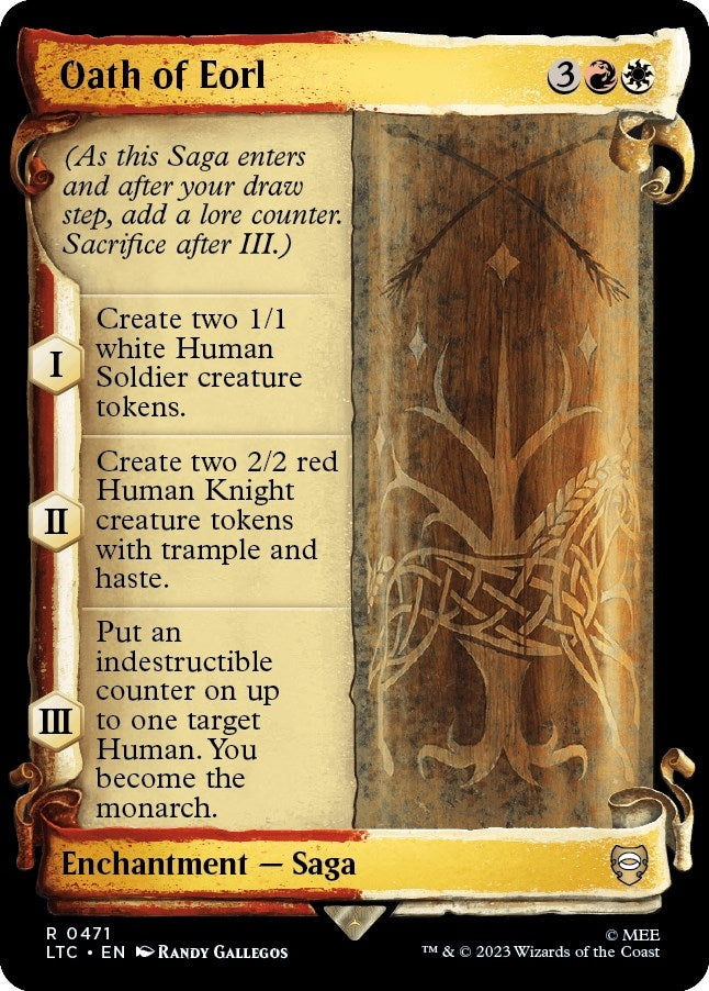 Oath of Eorl (Showcase Scrolls) (471) (LTC)