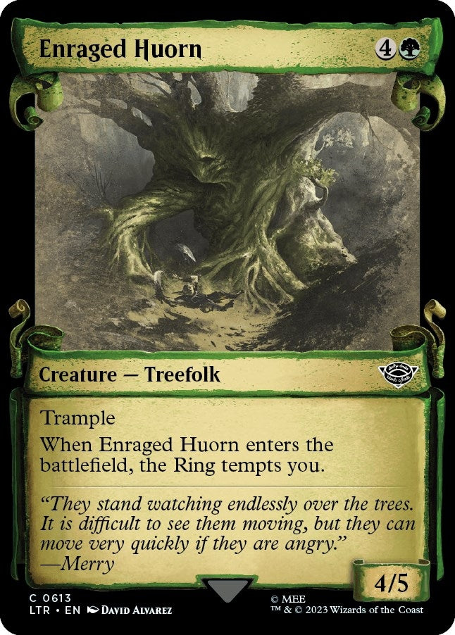 Enraged Huorn (Showcase Scrolls) (613) (LTR)