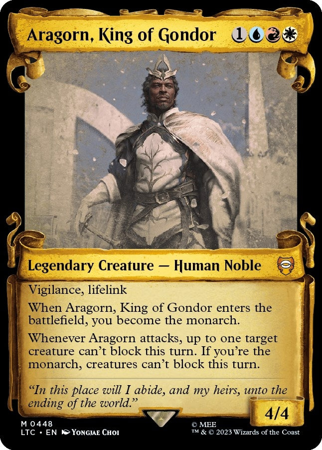 Aragorn, King of Gondor (Showcase Scrolls) (448) (LTC)
