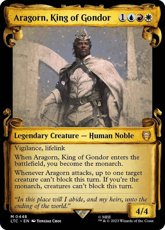 Aragorn, King of Gondor (Showcase Scrolls) (448) (LTC)