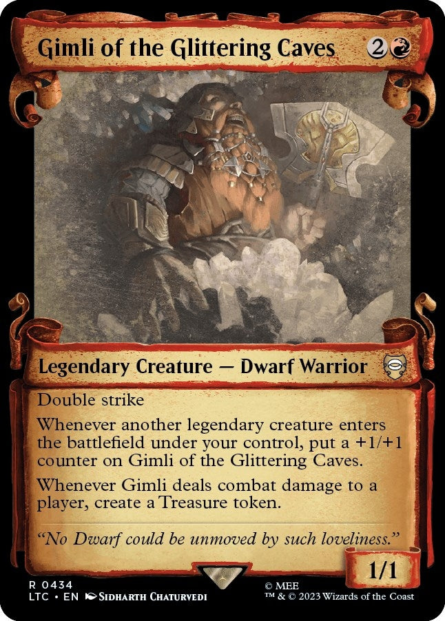 Gimli of the Glittering Caves (Showcase Scrolls) (434) (LTC)